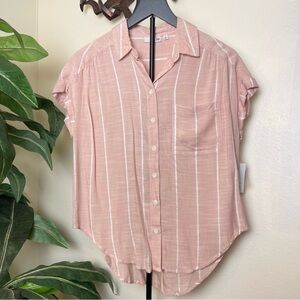 Kohl's Women's Blush Button Down Shirt